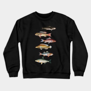 My Lucky Fishing Costume - Freshwater Fish Bass Crewneck Sweatshirt